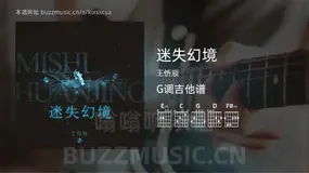 迷失幻境吉他谱G调 王忻辰 简单版