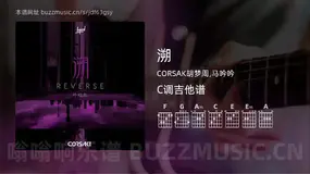 溯吉他谱C调 CORSAK胡梦周,马吟吟 简单版