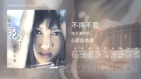 不得不爱吉他谱G调 弦子,潘玮柏 简单版