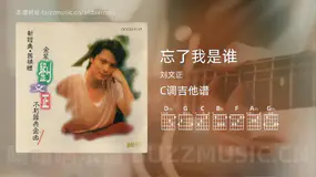 忘了我是谁吉他谱C调 刘文正 简单版