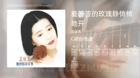 羞答答的玫瑰静悄悄地开吉他谱C调 孟庭苇 简单版