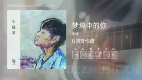 梦境中的你吉他谱G调 小猛 简单版