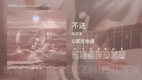 不送吉他谱G调 陈亦洺 简单版