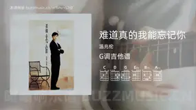 难道真的我能忘记你吉他谱G调 温兆伦 简单版