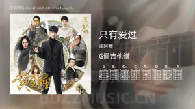 只有爱过 孟阿赛 吉他谱G调简单版