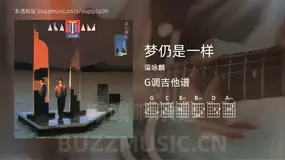 梦仍是一样吉他谱G调 谭咏麟 简单版
