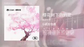 樱花树下的约定 旺仔小乔 吉他谱G调简单版