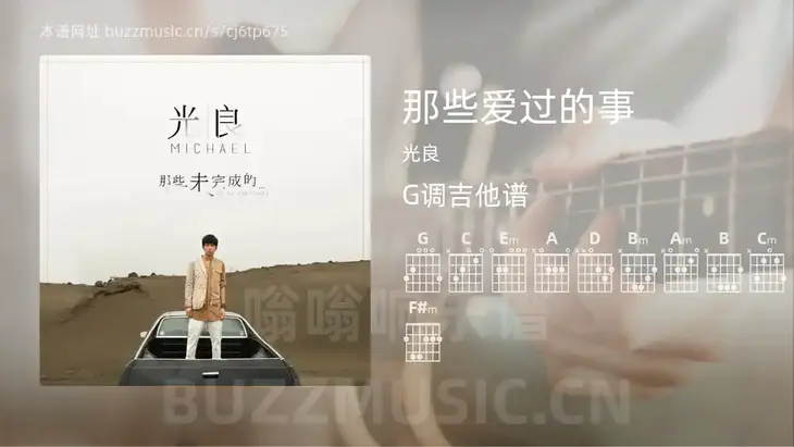 那些爱过的事 光良 吉他谱G调简单版