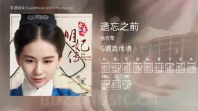 遗忘之前 徐佳莹 吉他谱G调简单版