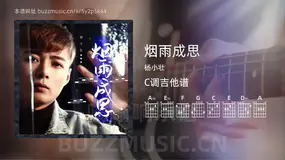 烟雨成思 杨小壮 吉他谱C调简单版