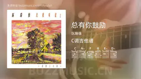 总有你鼓励 区瑞强 吉他谱C调简单版
