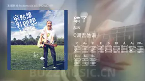 结了吉他谱C调 郝云 简单版