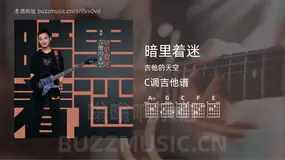 暗里着迷吉他谱C调 吉他的天空 简单版