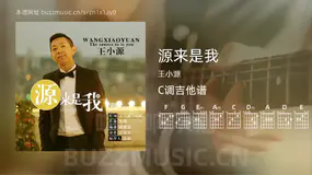 源来是我吉他谱C调 王小源 简单版