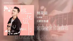 桃花运吉他谱C调 小阿枫 简单版