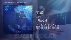 羽翼 三叔说 吉他谱C调简单版