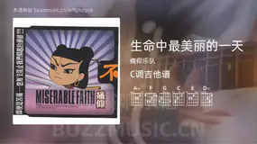 生命中最美丽的一天 痛仰乐队 吉他谱C调简单版