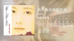 风中有朵雨做的云吉他谱C调 孟庭苇 简单版