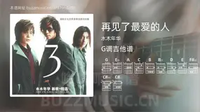 再见了最爱的人 水木年华 吉他谱G调简单版