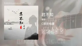 君不知 谭晗 吉他谱C调简单版