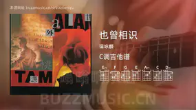 也曾相识 谭咏麟 吉他谱C调简单版