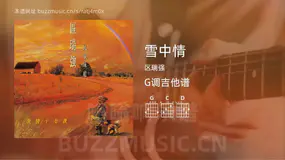 雪中情 区瑞强 吉他谱G调简单版