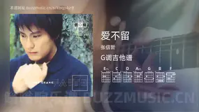 爱不留吉他谱G调 张信哲 简单版