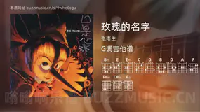 玫瑰的名字 张雨生 吉他谱G调简单版