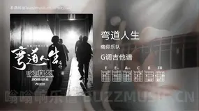 弯道人生 痛仰乐队 吉他谱G调简单版