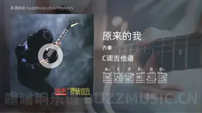 原来的我 齐秦 吉他谱C调简单版