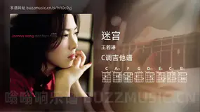 迷宫吉他谱C调 王若琳 简单版