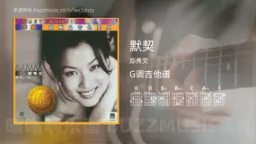 默契 郑秀文 吉他谱G调简单版