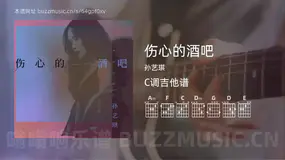 伤心的酒吧 孙艺琪 吉他谱C调简单版