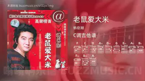 老鼠爱大米吉他谱C调 杨臣刚 简单版
