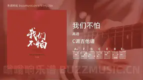 我们不怕 高进 吉他谱C调简单版