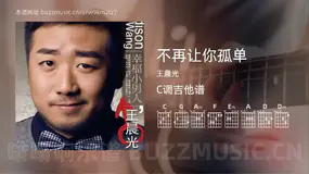 不再让你孤单 王晨光 吉他谱C调简单版