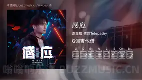 感应 谢霆锋,感应Telepathy 吉他谱G调简单版