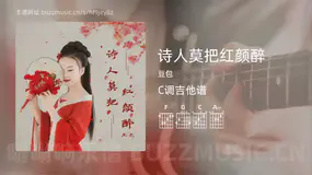 诗人莫把红颜醉吉他谱C调 豆包 简单版
