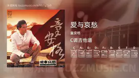 爱与哀愁吉他谱C调 童安格 简单版