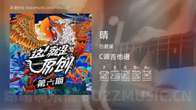 晴 白若溪 吉他谱C调简单版
