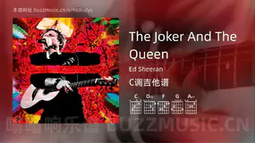 The Joker And The Queen Ed Sheeran 吉他谱C调简单版
