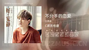 不分手的恋爱吉他谱C调 汪苏泷 简单版