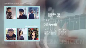 一颗苹果 五月天 吉他谱C调简单版
