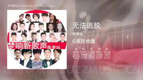 无法逃脱 张恒远 吉他谱G调简单版