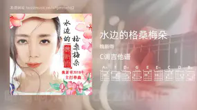 水边的格桑梅朵 魏新雨 吉他谱C调简单版