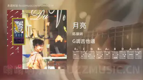 月亮吉他谱G调 陈慧娴 简单版