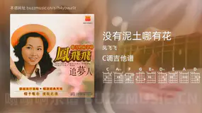 没有泥土哪有花 凤飞飞 吉他谱C调简单版