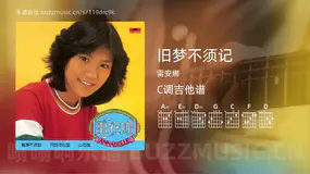 旧梦不须记 雷安娜 吉他谱C调简单版