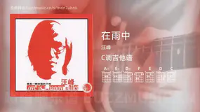 在雨中 汪峰 吉他谱C调简单版