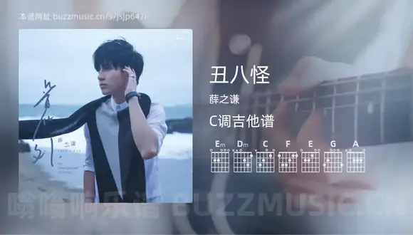 丑八怪 薛之谦 吉他谱C调简单版